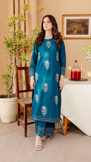 Melvin - 2Pc Embroidered Dress