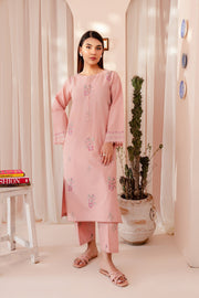 Pink Lily - 2Pc Embroidered Dress