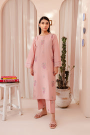 Pink Lily - 2Pc Embroidered Dress