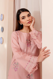 Pink Lily - 2Pc Embroidered Dress