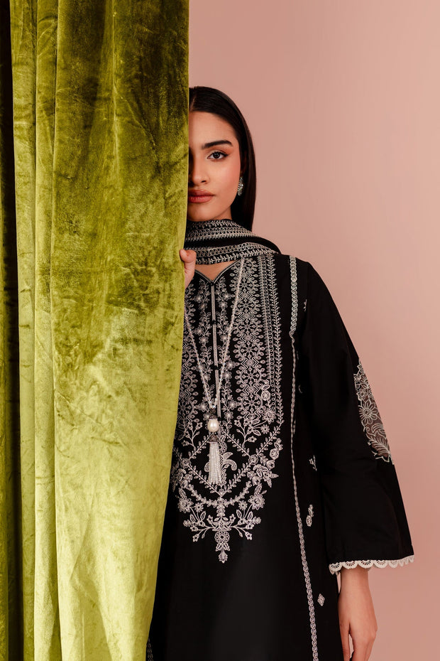 Ruth - 3Pc Embroidered Dress