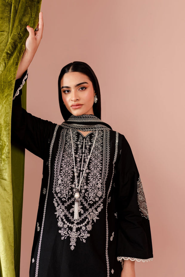 Ruth - 3Pc Embroidered Dress