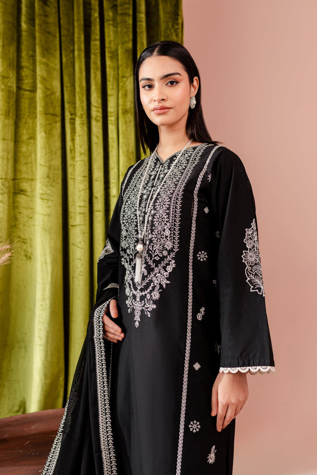 Ruth - 3Pc Embroidered Dress