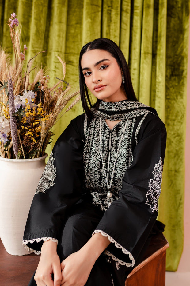 Ruth - 3Pc Embroidered Dress