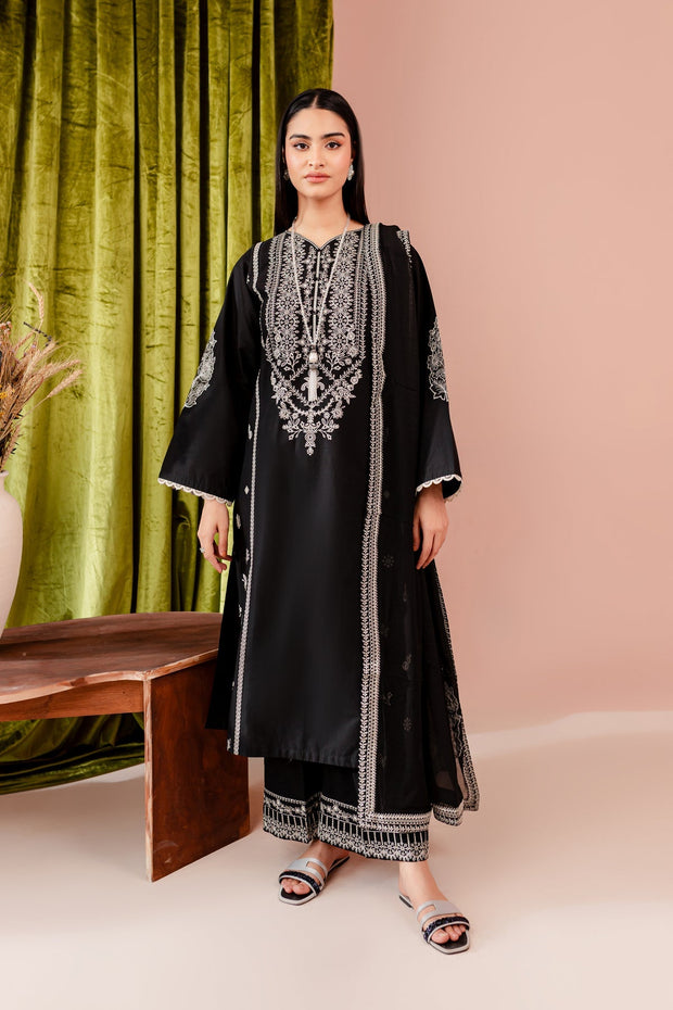 Ruth - 3Pc Embroidered Dress