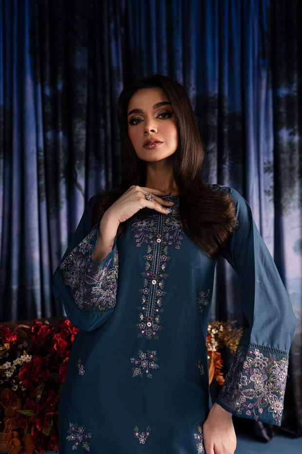 Zoe - 2Pc Embroidered Dress