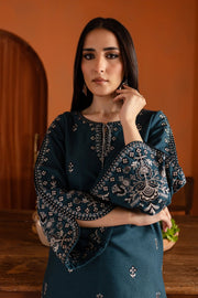 Blue Gem - 2Pc Embroidered Dress