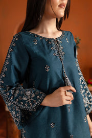 Blue Gem - 2Pc Embroidered Dress
