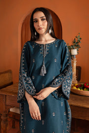 Blue Gem - 2Pc Embroidered Dress