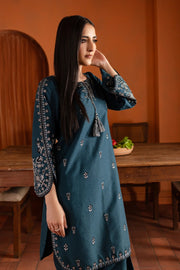 Blue Gem - 2Pc Embroidered Dress